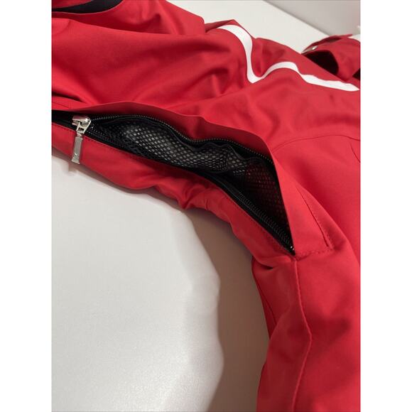 Women's Marker Evolution Red Ski Snowboard Jacket Thinsulate Insulated Sz 8 - Picture 13 of 16